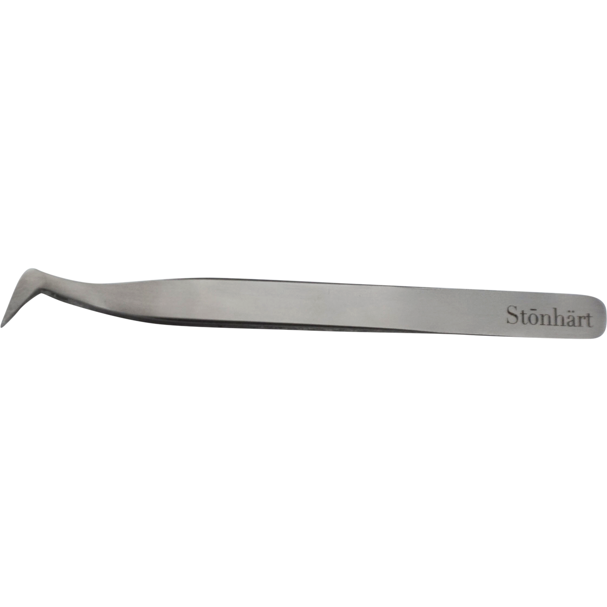 L-Shaped eyelash extension tweezers that are easy to grip and comfortable for lash artists to make volume fans.