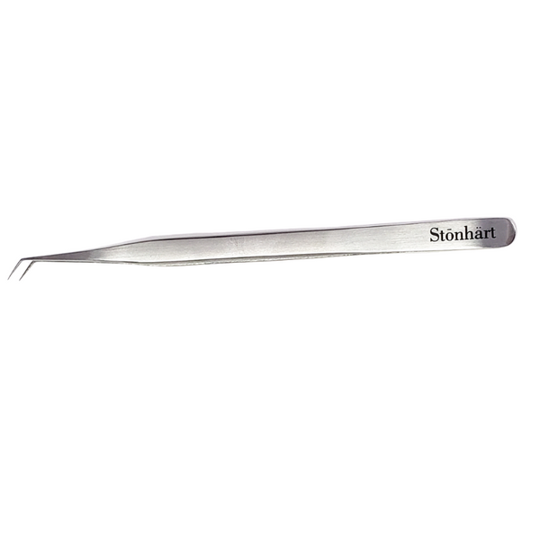 Diamond Dusted Long Angled Tweezer Stonhart