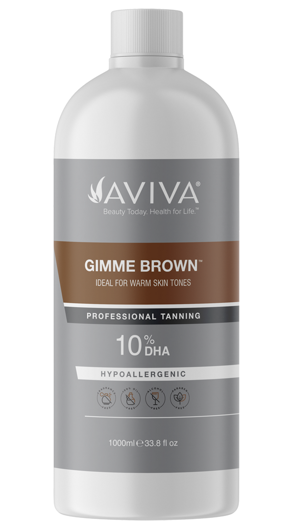 Aviva Sunless Tanning Solution - Gimme Brown - Stonhart