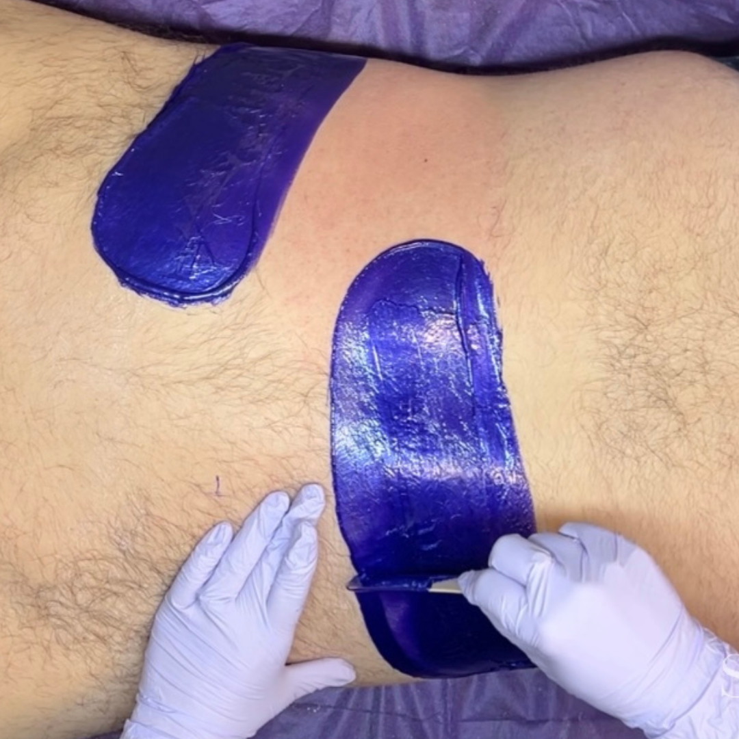 Male Body Waxing Online Certification featuring Back and Chest Wax