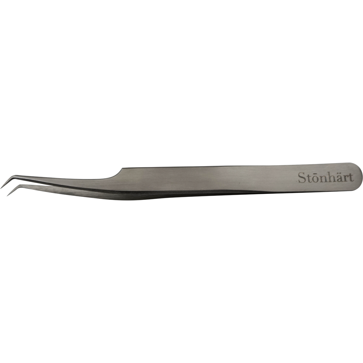 angled eyelash extension tweezers that are easy to grip and comfortable for lash artists